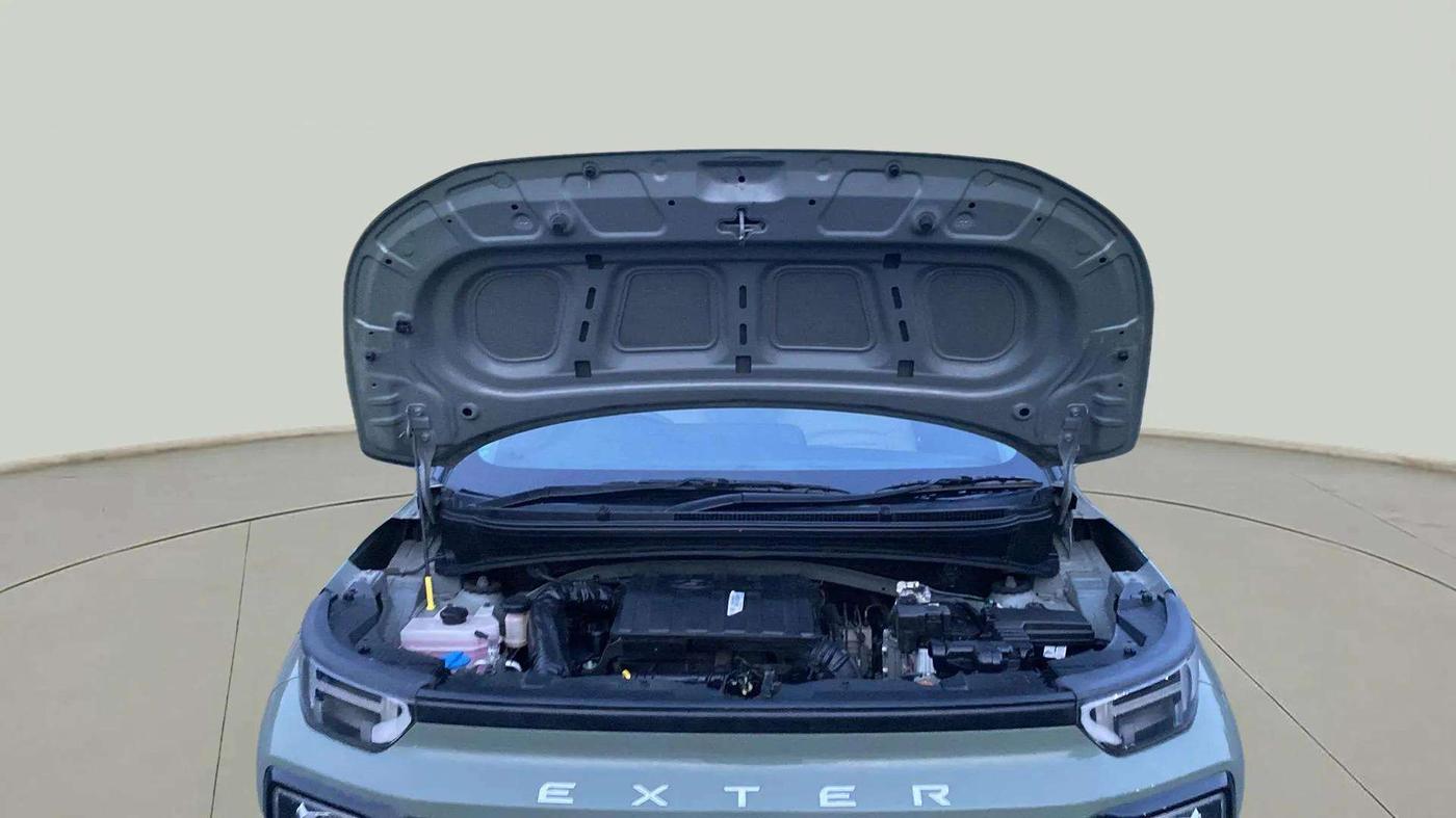 2023 Hyundai EXTER SX(O) CONNECT 1.2 AMT, Petrol, Automatic, 13,108 km, Open Bonet