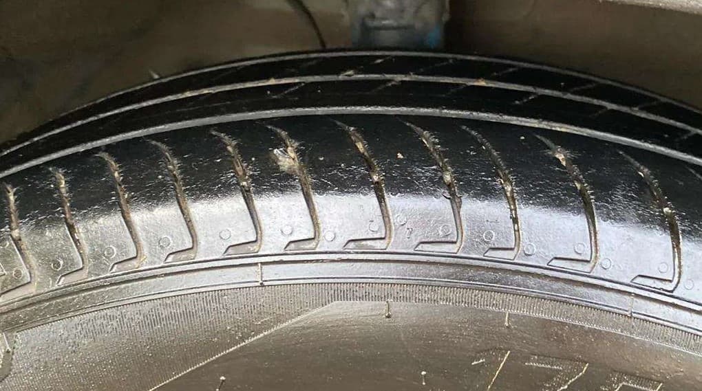 2023 Hyundai EXTER SX(O) CONNECT 1.2 AMT, Petrol, Automatic, 13,108 km, Left Rear Tyre Tread