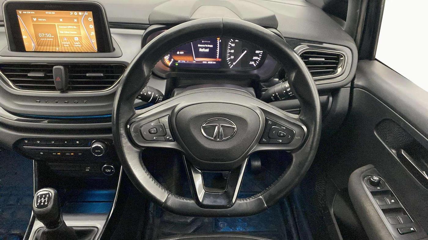 2023 Tata ALTROZ XZ PLUS DIESEL DARK EDITION, Diesel, Manual, 45,697 km, Steering Wheel Close Up