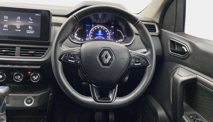 2022 Renault Kiger RXZ TURBO CVT DUAL TONE, Petrol, Automatic, 23,511 km, Steering Wheel Close Up