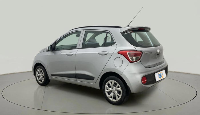 2018 Hyundai Grand i10 SPORTZ 1.2 KAPPA VTVT, Petrol, Manual, 35,448 km, Left Back Diagonal