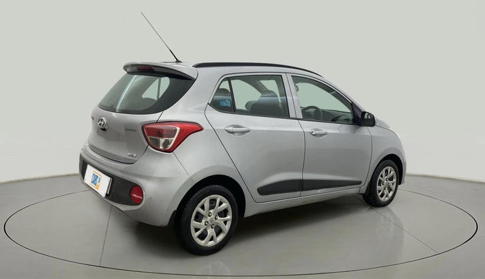 2018 Hyundai Grand i10 SPORTZ 1.2 KAPPA VTVT, Petrol, Manual, 35,448 km, Right Back Diagonal