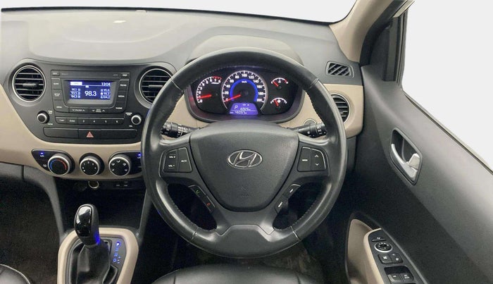 2016 Hyundai Grand i10 ASTA (O) AT 1.2 KAPPA VTVT, Petrol, Automatic, 46,056 km, Steering Wheel Close Up