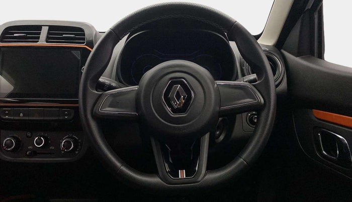 2021 Renault Kwid CLIMBER 1.0 AMT (O) DUAL TONE, Petrol, Automatic, 10,914 km, Steering Wheel Close Up