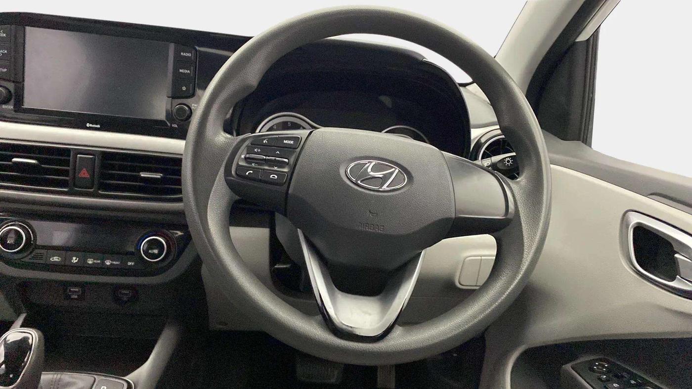 2019 Hyundai GRAND I10 NIOS SPORTZ AMT 1.2 KAPPA VTVT, Petrol, Automatic, 1,00,847 km, Steering Wheel Close Up