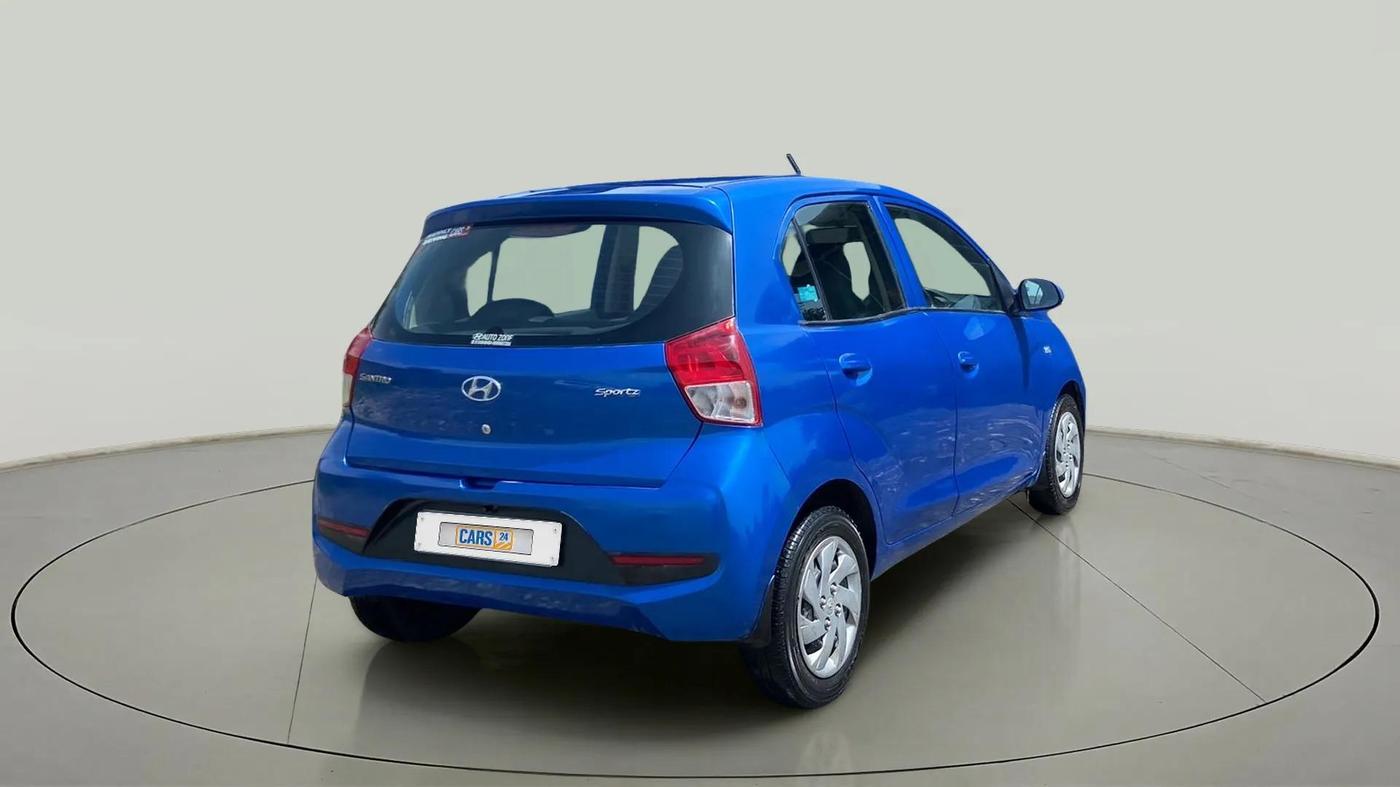 2019 Hyundai NEW SANTRO SPORTZ AMT, Petrol, Automatic, 77,773 km, Right Back Diagonal