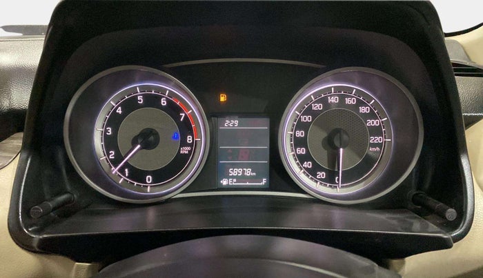 2020 Maruti Swift Dzire TOUR S-CNG, CNG, Manual, 58,970 km, Odometer Image