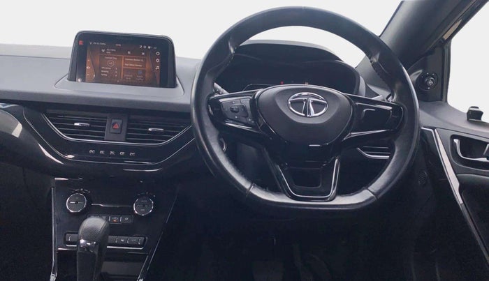2021 Tata NEXON XZA PLUS PETROL DARK EDITION, Petrol, Automatic, 74,186 km, Steering Wheel Close Up