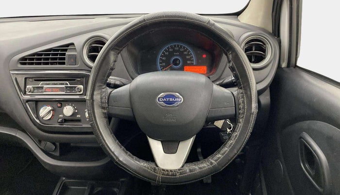 2017 Datsun Redi Go S 1.0, Petrol, Manual, 50,937 km, Steering Wheel Close Up