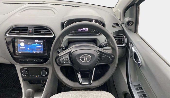 2020 Tata TIGOR XZA PLUS PETROL, Petrol, Automatic, 51,995 km, Steering Wheel Close Up