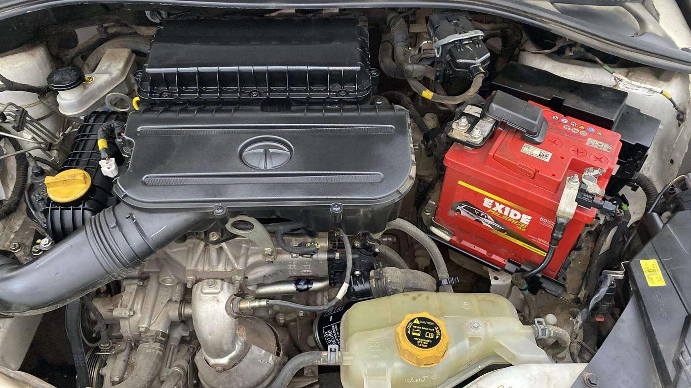 2020 Tata TIGOR XZA PLUS PETROL, Petrol, Automatic, 52,097 km, Engine View - Left