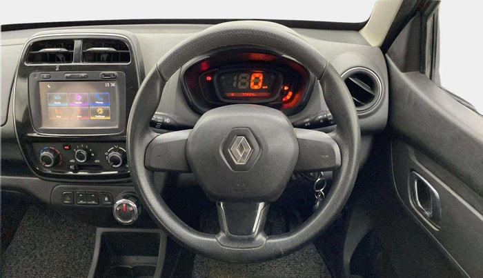 2018 Renault Kwid RXT 1.0 AMT (O), Petrol, Automatic, 77,862 km, Steering Wheel Close Up