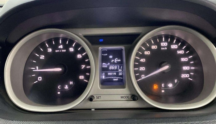 2017 Tata Tiago XZ PETROL, Petrol, Manual, 86,971 km, Odometer Image