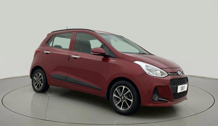2018 Hyundai Grand i10 SPORTZ (O) AT 1.2 KAPPA VTVT, Petrol, Automatic, 86,556 km, Right Front Diagonal