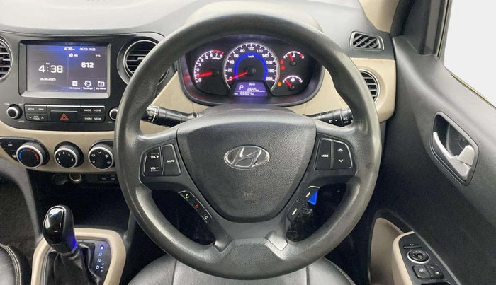 2018 Hyundai Grand i10 SPORTZ (O) AT 1.2 KAPPA VTVT, Petrol, Automatic, 86,556 km, Steering Wheel Close Up