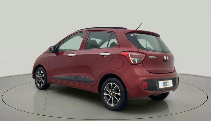 2018 Hyundai Grand i10 SPORTZ (O) AT 1.2 KAPPA VTVT, Petrol, Automatic, 86,556 km, Left Back Diagonal