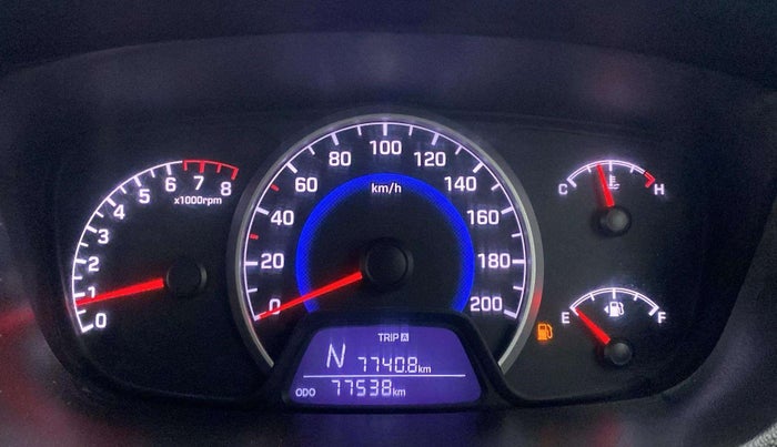 2018 Hyundai Grand i10 MAGNA AT 1.2 KAPPA VTVT, Petrol, Automatic, 77,578 km, Odometer Image