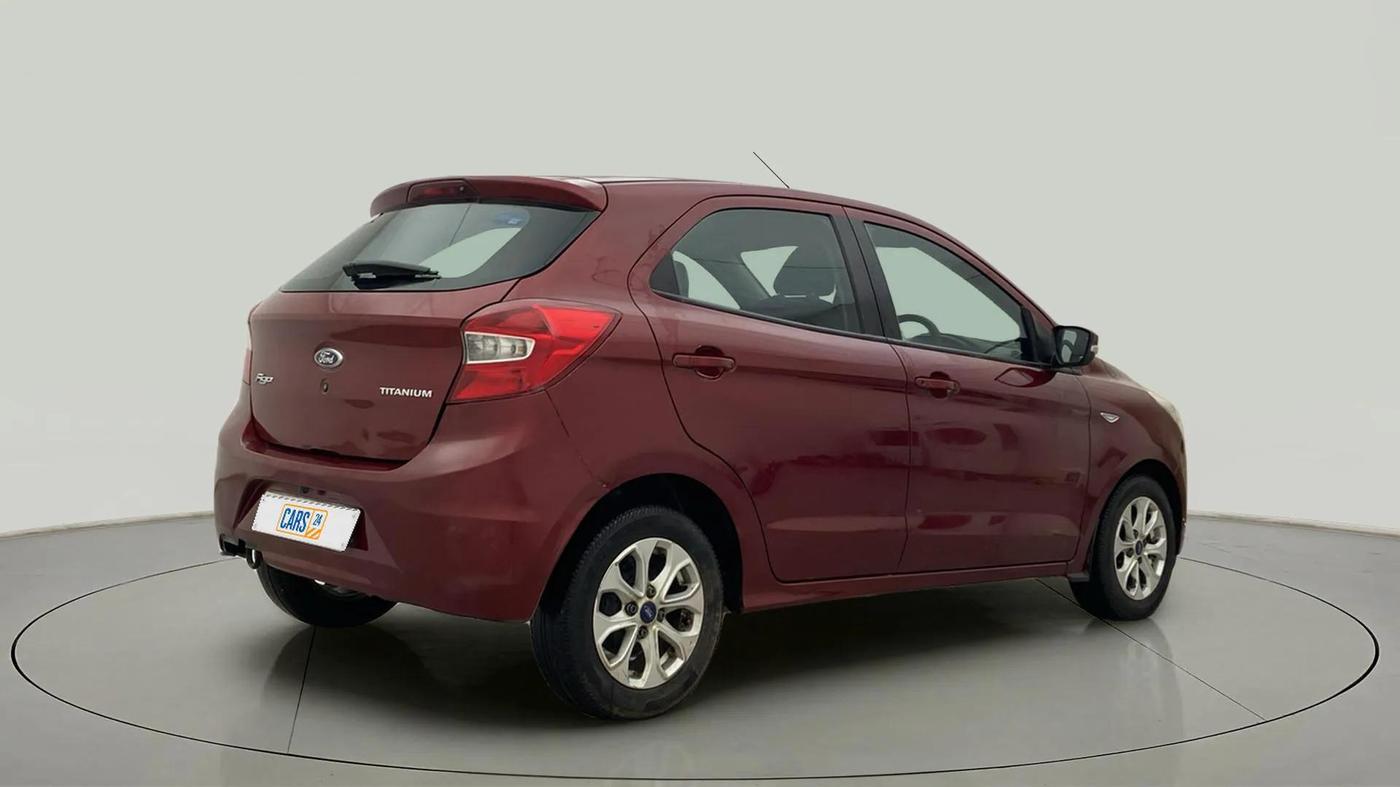 2016 Ford New Figo TITANIUM 1.5 PETROL AT, Petrol, Automatic, 37,939 km, Right Back Diagonal