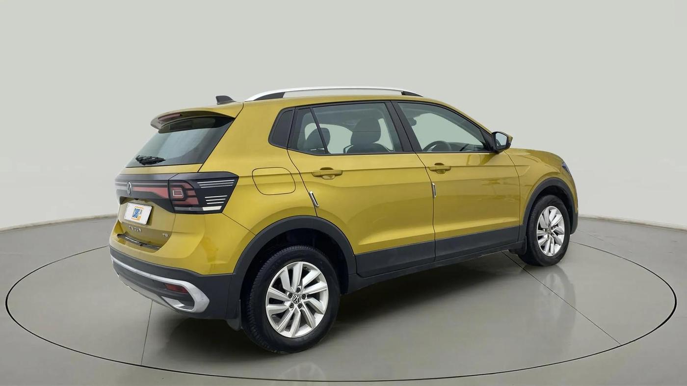 2023 Volkswagen TAIGUN HIGHLINE 1.0 TSI MT, Petrol, Manual, 15,442 km, Right Back Diagonal