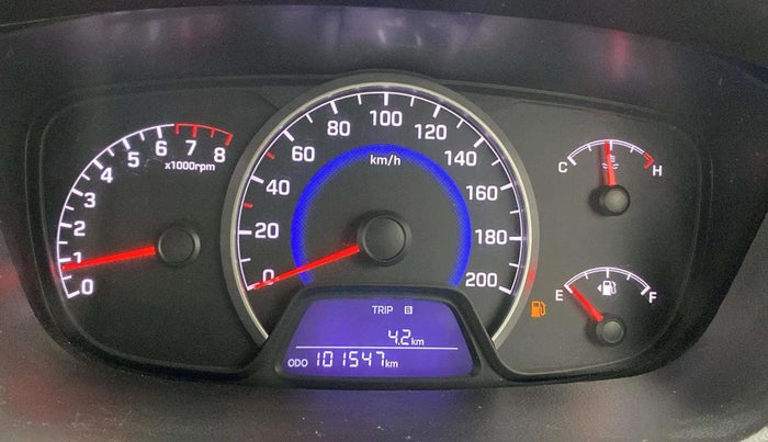 2016 Hyundai Grand i10 SPORTZ 1.2 KAPPA VTVT, Petrol, Manual, 1,01,543 km, Odometer Image