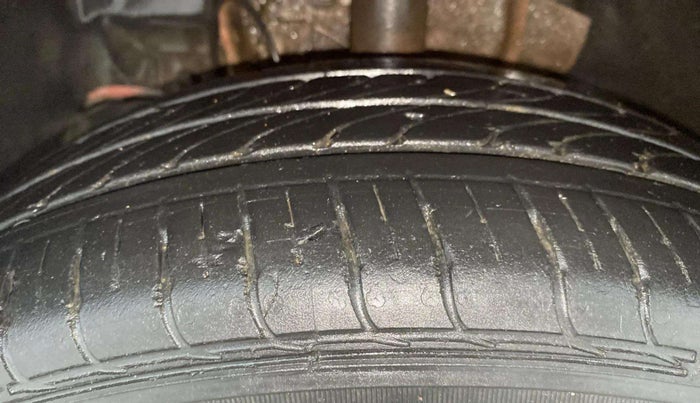 2020 Tata Tiago XZA PLUS DUAL TONE PETROL, Petrol, Automatic, 40,466 km, Left Front Tyre Tread