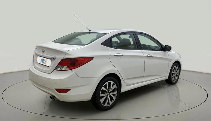2014 Hyundai Verna FLUIDIC 1.6 VTVT SX OPT, Petrol, Manual, 91,081 km, Right Back Diagonal