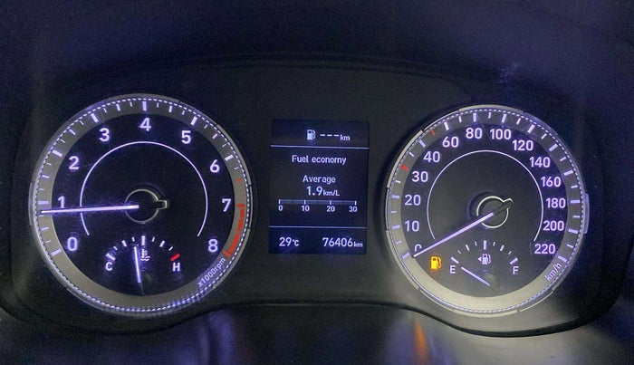 2019 Hyundai VENUE SX 1.0 (O) TURBO, Petrol, Manual, 76,373 km, Odometer Image