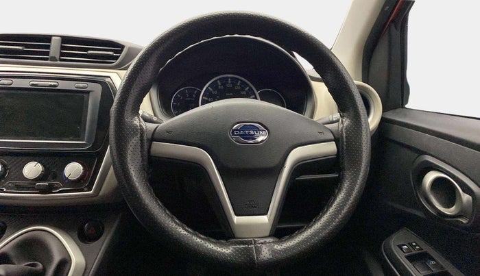 2019 Datsun Go Plus T(O), Petrol, Manual, 31,424 km, Steering Wheel Close Up