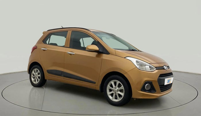 2014 Hyundai Grand i10 ASTA AT 1.2 KAPPA VTVT, Petrol, Automatic, 40,833 km, Right Front Diagonal