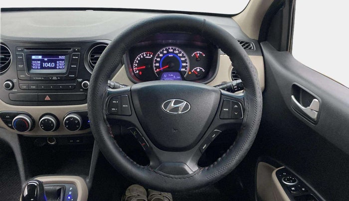 2014 Hyundai Grand i10 ASTA AT 1.2 KAPPA VTVT, Petrol, Automatic, 40,833 km, Steering Wheel Close Up
