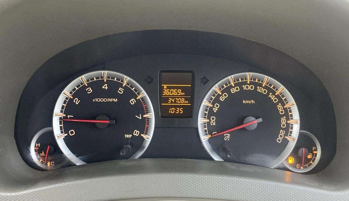 2013 Maruti Ertiga VXI, Petrol, Manual, 34,707 km, Odometer Image