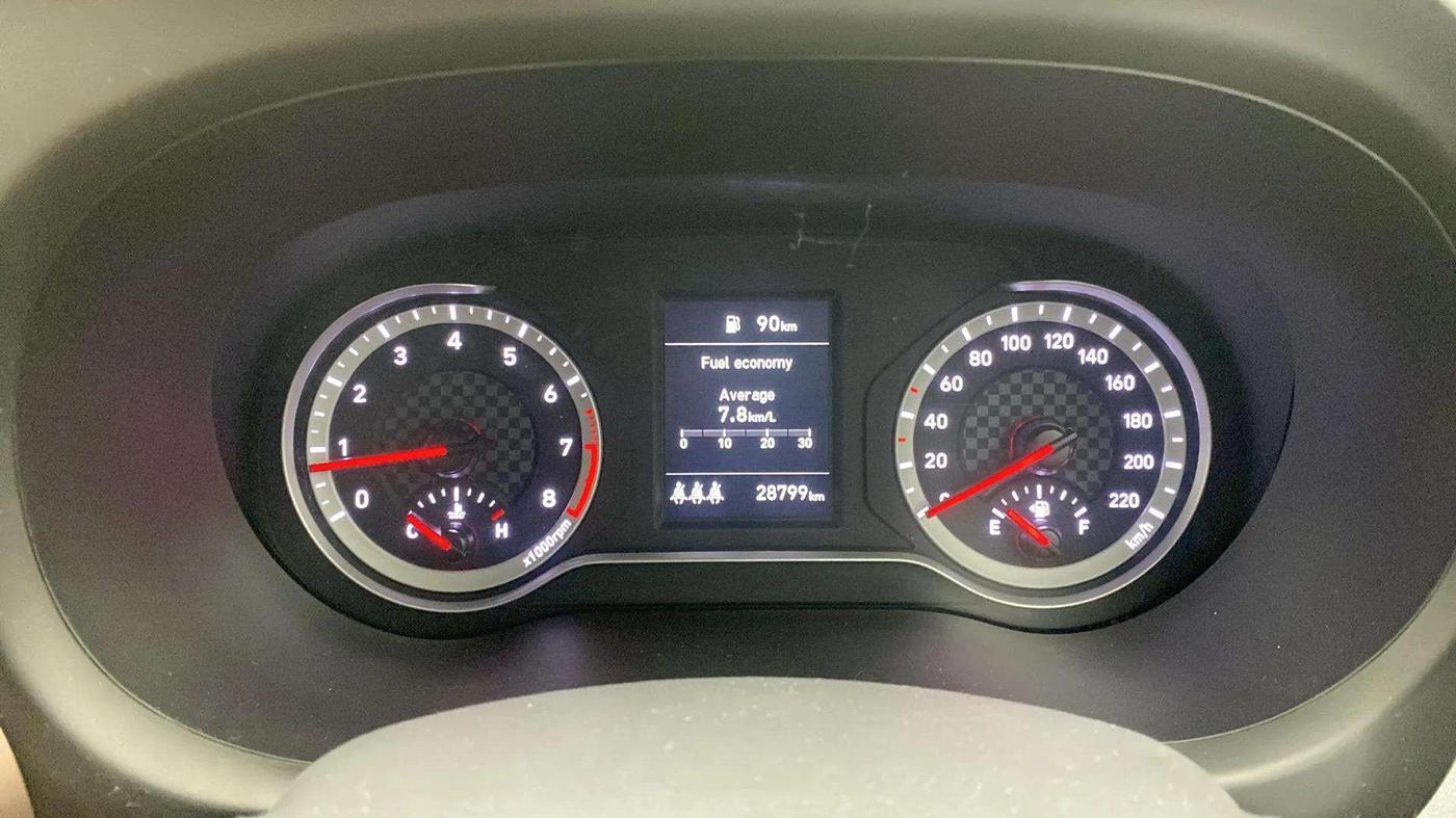 2024 Hyundai AURA S 1.2, Petrol, Manual, 28,897 km, Odometer Image