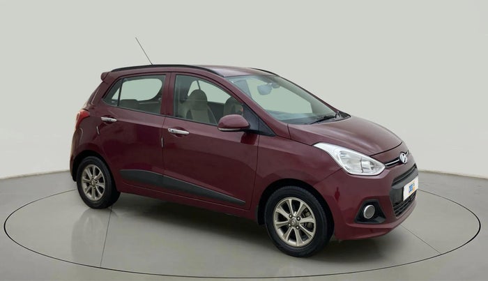 2015 Hyundai Grand i10 ASTA (O) 1.2 KAPPA VTVT, Petrol, Manual, 37,901 km, Right Front Diagonal
