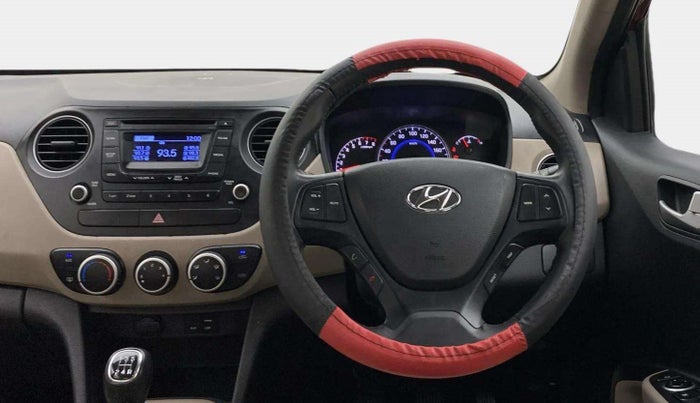 2015 Hyundai Grand i10 ASTA (O) 1.2 KAPPA VTVT, Petrol, Manual, 37,901 km, Steering Wheel Close Up