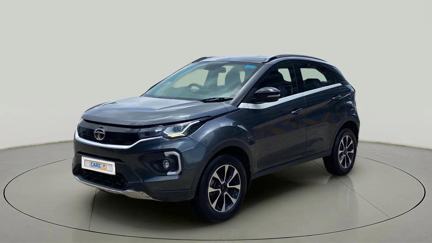 2020 Tata NEXON XZA PLUS (O) PETROL, Petrol, Automatic, 57,761 km, Left Front Diagonal