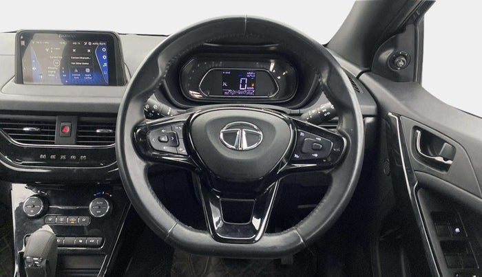 2023 Tata NEXON XZA PLUS SUNROOF DARK PETROL, Petrol, Automatic, 36,014 km, Steering Wheel Close Up