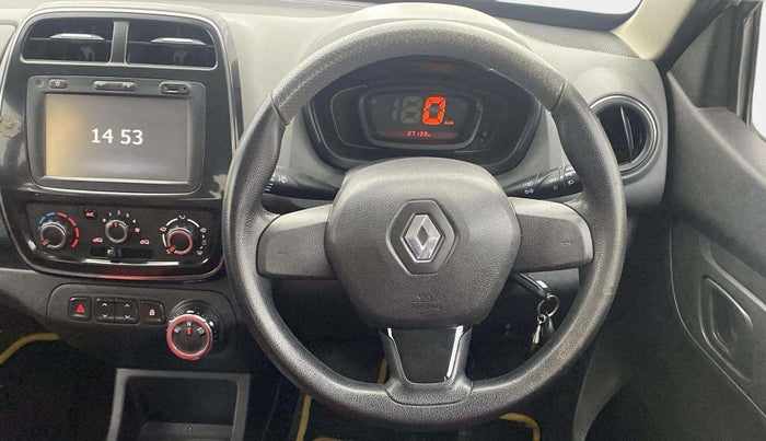 2017 Renault Kwid RXT 1.0 AMT (O), Petrol, Automatic, 37,138 km, Steering Wheel Close Up