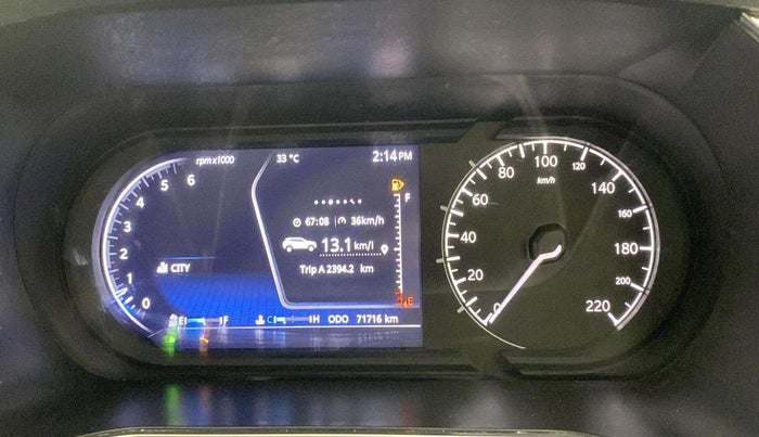 2022 Tata Harrier XZ PLUS 2.0L, Diesel, Manual, 71,678 km, Odometer Image