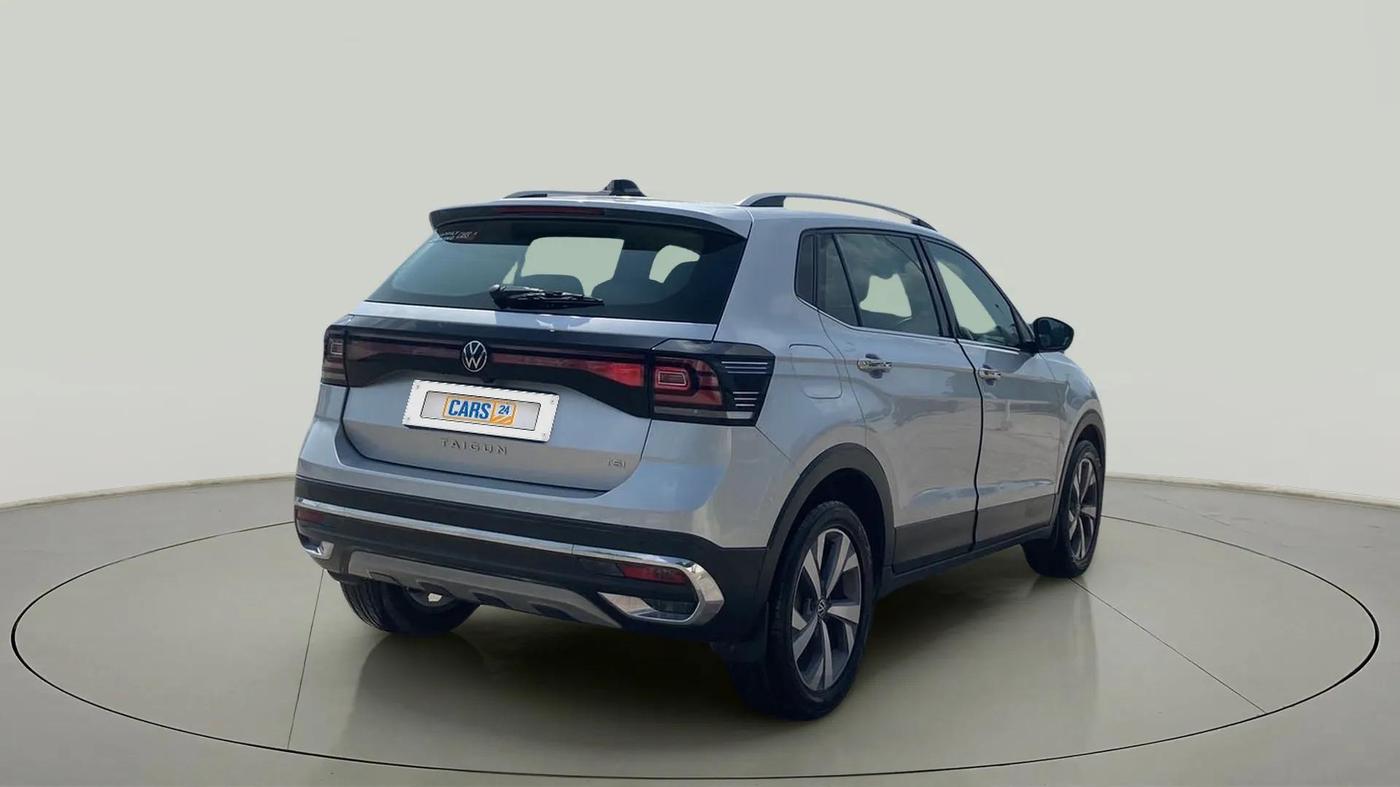 2022 Volkswagen TAIGUN TOPLINE 1.0 TSI MT, Petrol, Manual, 66,936 km, Right Back Diagonal