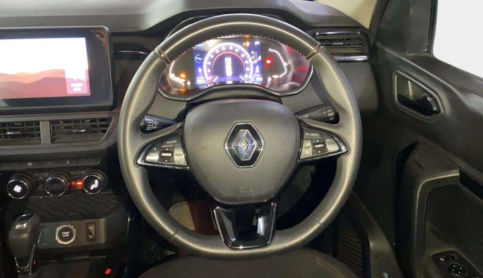 2022 Renault Kiger RXZ TURBO CVT DUAL TONE, Petrol, Automatic, 58,023 km, Steering Wheel Close Up