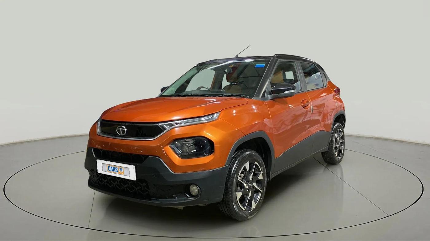 2021 Tata PUNCH CREATIVE  1.2 RTN DUAL TONE, Petrol, Manual, 10,538 km, Left Front Diagonal