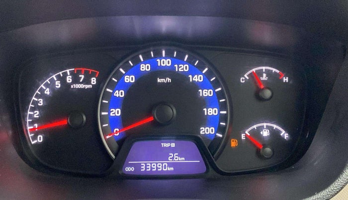 2014 Hyundai Xcent S (O) 1.2, Petrol, Manual, 34,038 km, Odometer Image