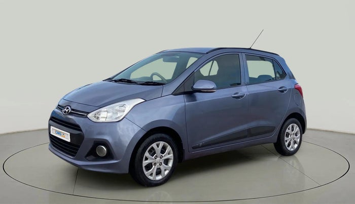 2016 Hyundai Grand i10 SPORTZ 1.2 KAPPA VTVT, Petrol, Manual, 35,106 km, Left Front Diagonal