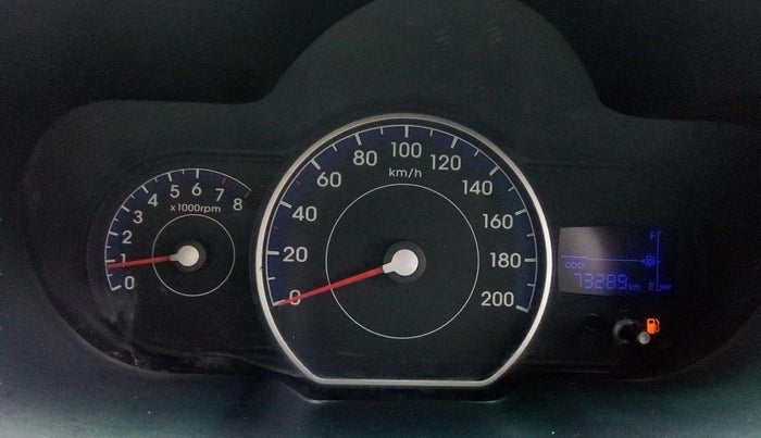 2012 Hyundai i10 SPORTZ 1.2, Petrol, Manual, 73,289 km, Odometer Image