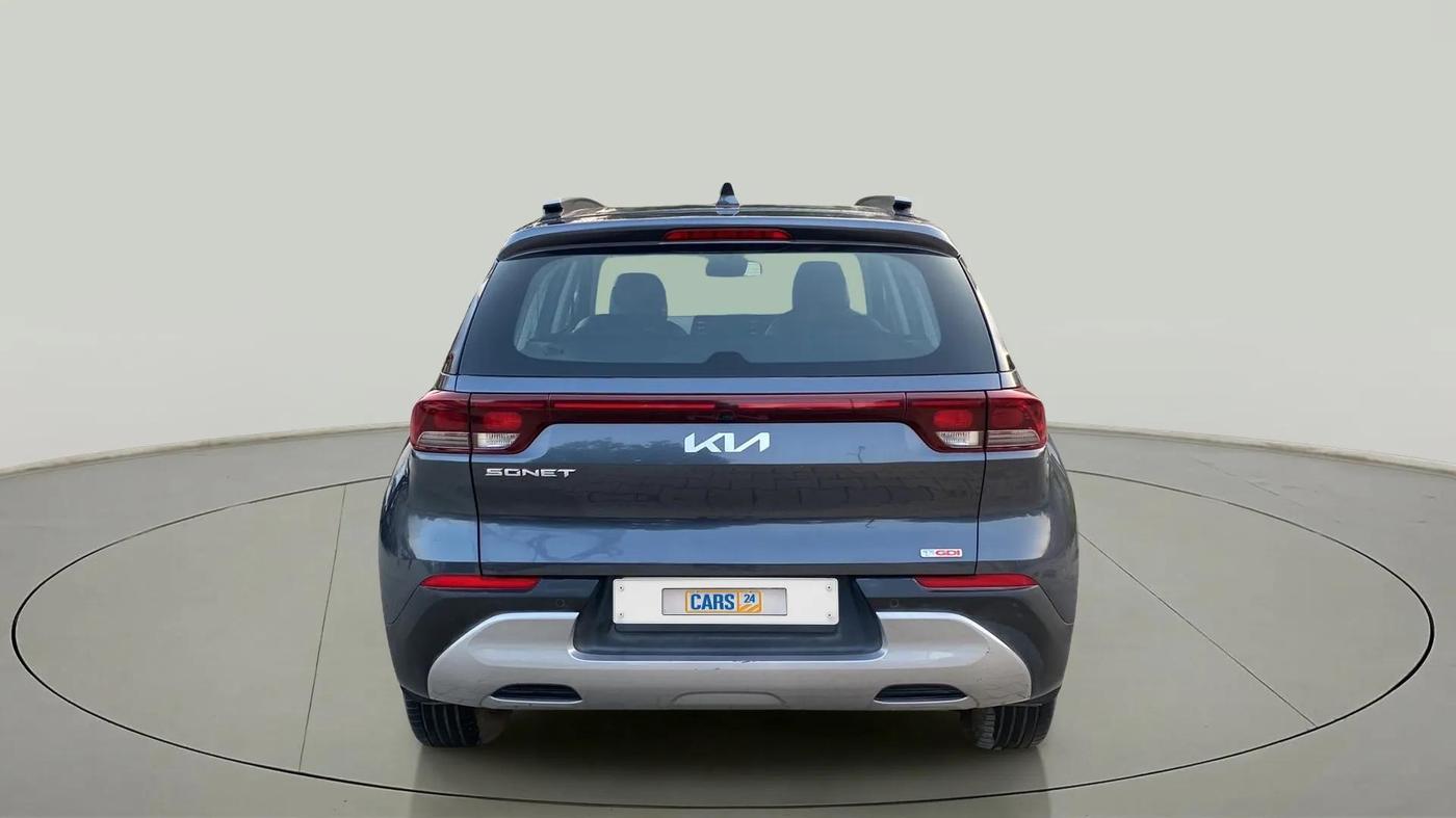 2021 KIA SONET HTK PLUS 1.0 IMT, Petrol, Manual, 1,07,370 km, Back/Rear