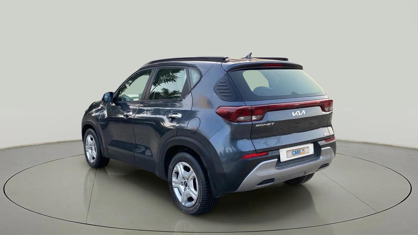 2021 KIA SONET HTK PLUS 1.0 IMT, Petrol, Manual, 1,07,370 km, Left Back Diagonal