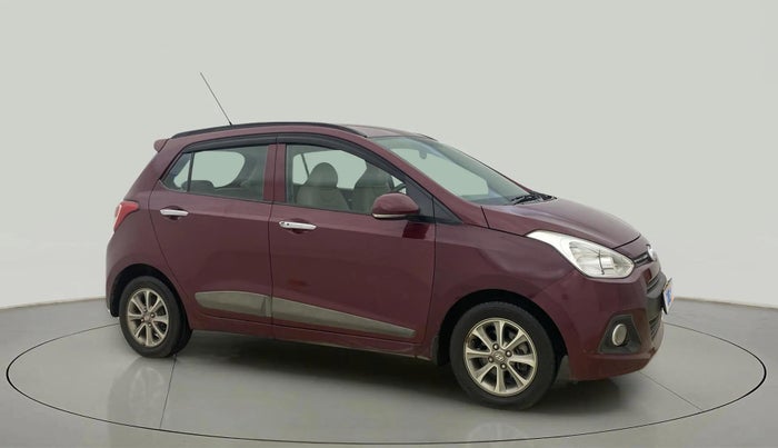 2015 Hyundai Grand i10 ASTA (O) 1.2 KAPPA VTVT, Petrol, Manual, 30,486 km, Right Front Diagonal