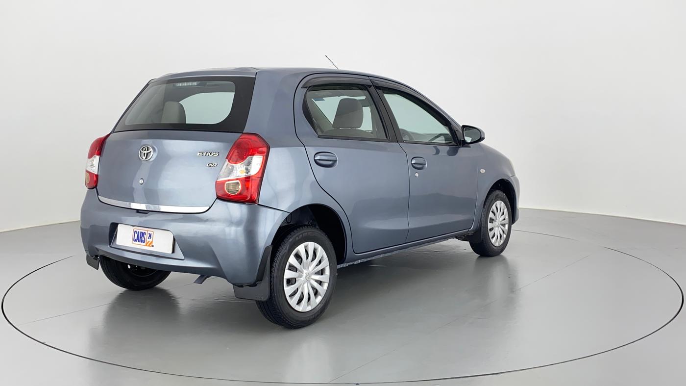 2013 Toyota Etios Liva G SP, Petrol, Manual, 36,608 km, Right Back Diagonal