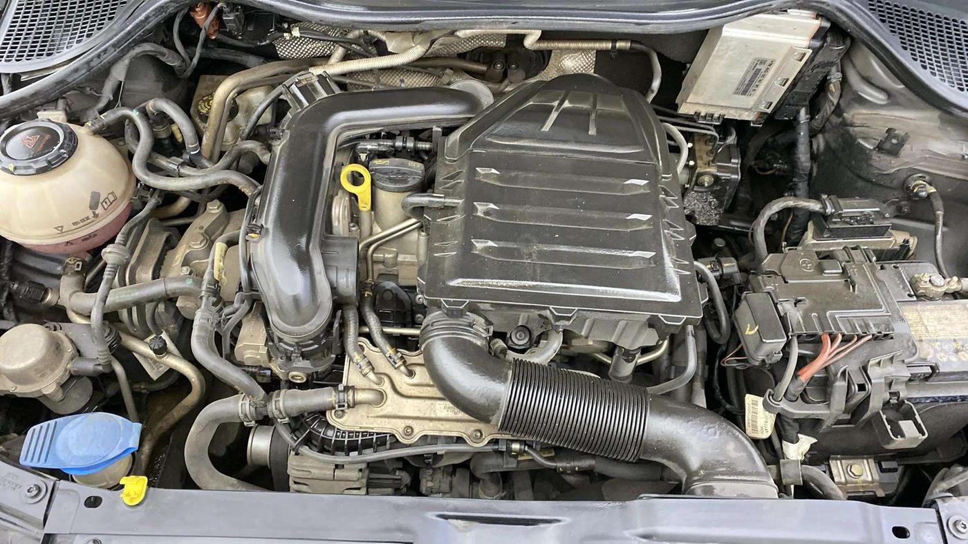 2021 Skoda Rapid STYLE AT TSI, Petrol, Automatic, 27,336 km, Engine View