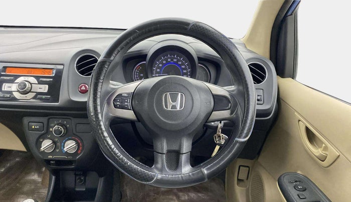 2015 Honda Amaze 1.2L I-VTEC S, Petrol, Manual, 71,887 km, Steering Wheel Close Up